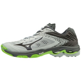 Mizuno Wave Lightning Z5 M V1GA190037 lentopallokengät harmaa harmaan sävyjä