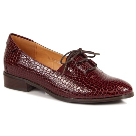 Lakatut kengät W.POTOCKI W WOL47B ruskea monivärinen