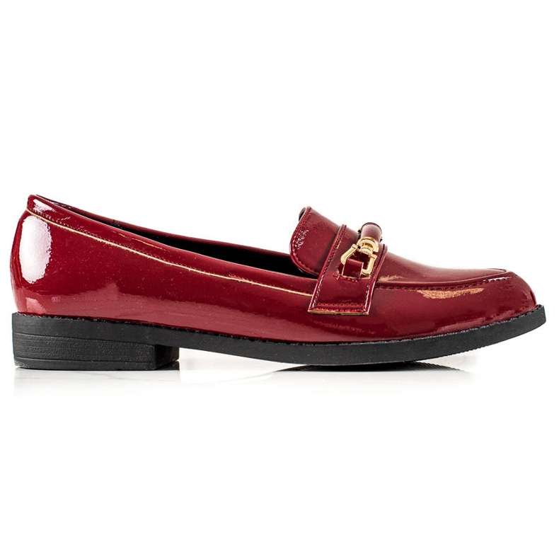 Small Swan Lakattu Burgundy Brogues punainen