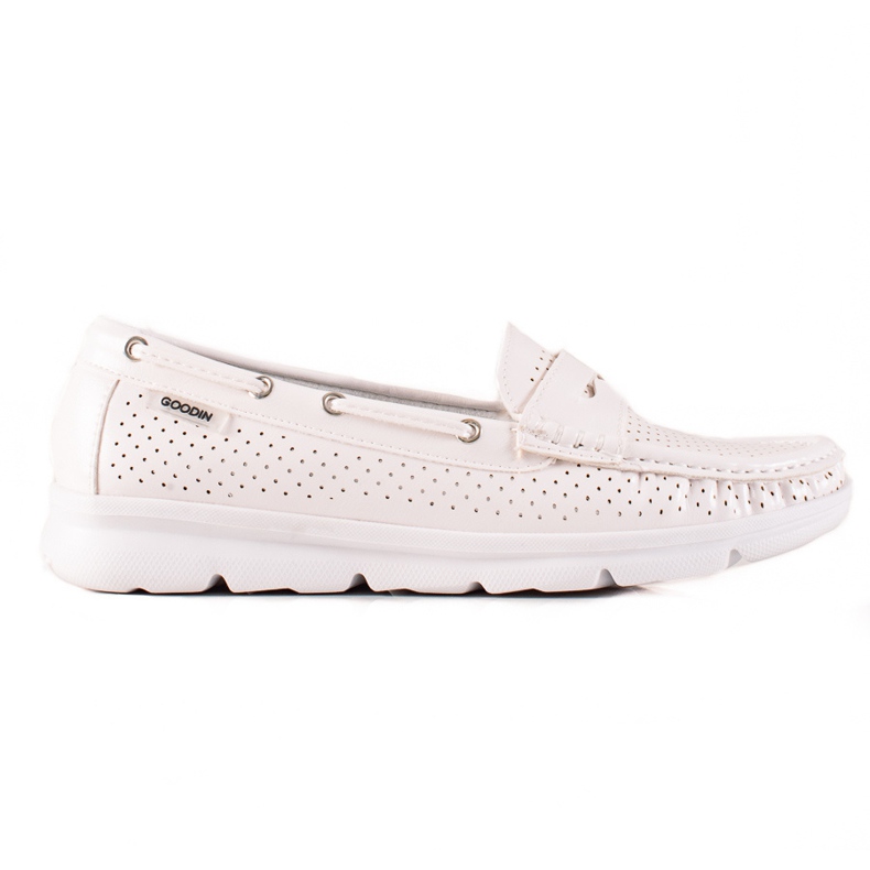 Goodin Kevyet loaferit alustalla valkoinen