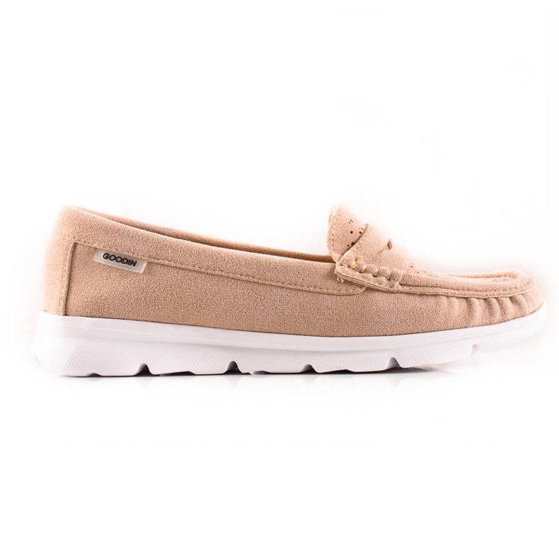 Goodin Loaferit harjakattoisella kuviolla beige
