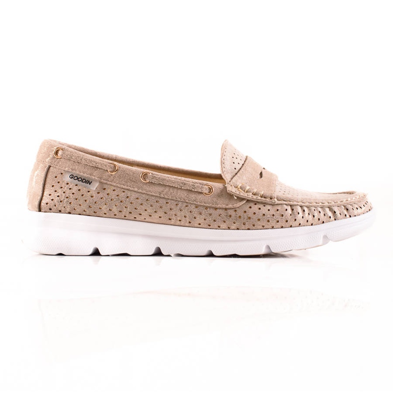 Goodin Kevyet loaferit alustalla beige