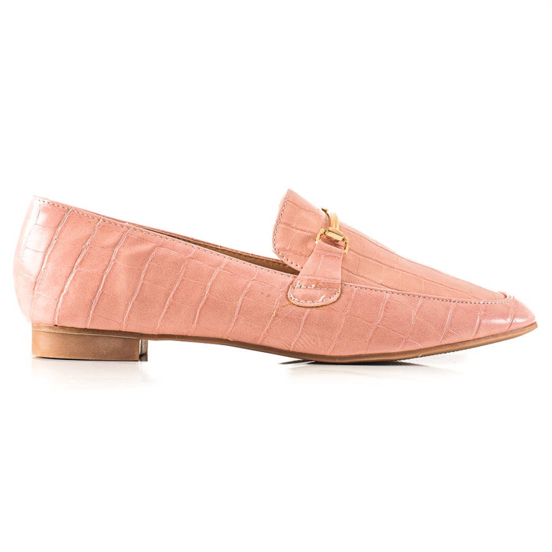 Encor Tyylikkäät Loaferit Eco -nahkaa vaaleanpunainen