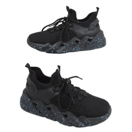 Indu Black sukkaurheilukengät musta