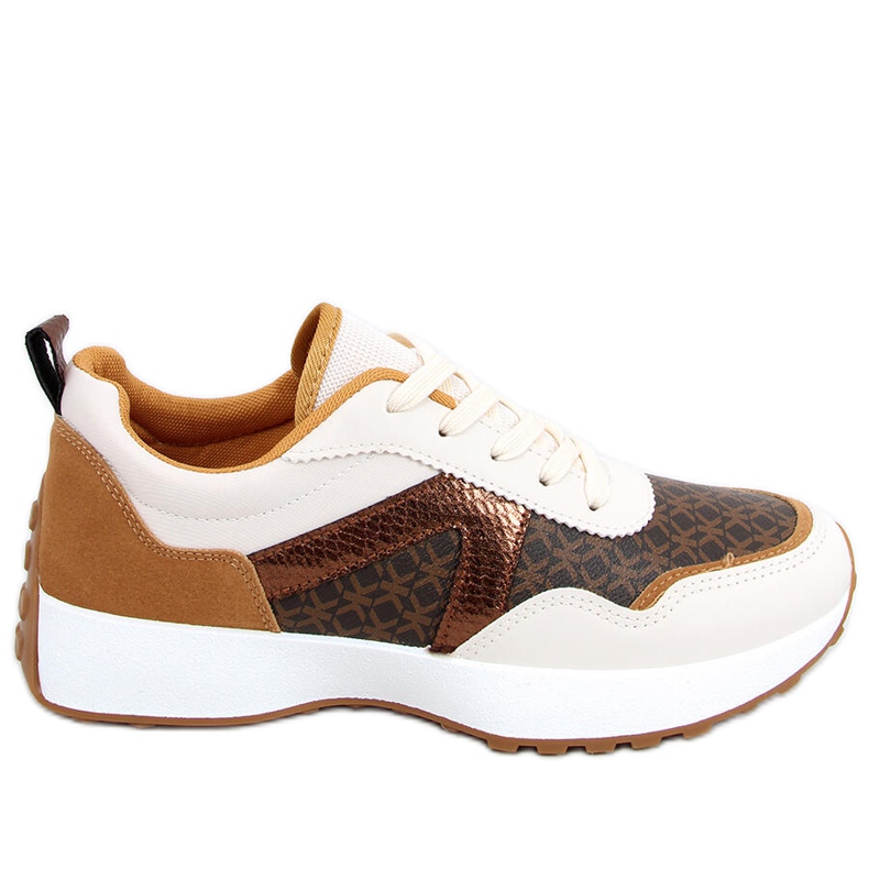 Akira Camel Trainers beige ruskea