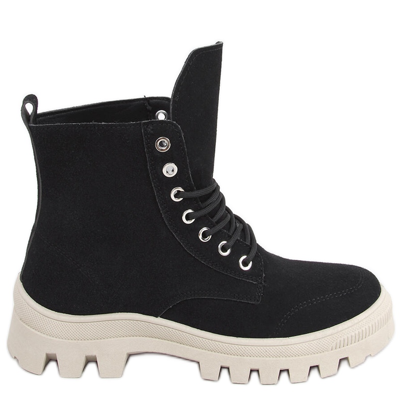 Mariko Mustat nilkkakorkeat vaelluslenkkarit