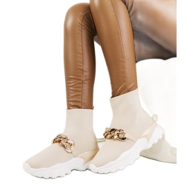 Hurtado beigen korkeat lenkkarit