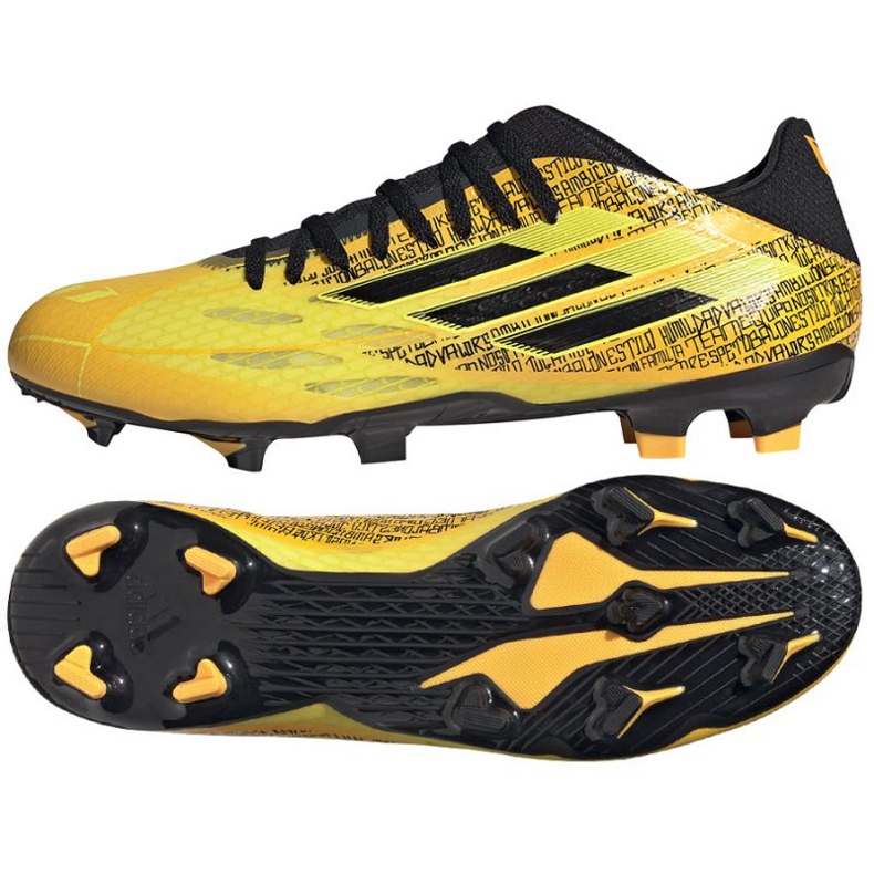Adidas X Speedflow Messi.3 Fg M GW7419 jalkapallokengät keltainen keltaiset