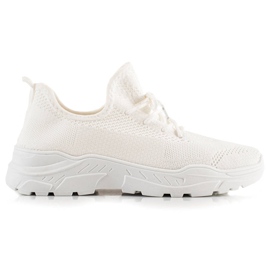 Bestelle Vaalean valkoiset lenkkarit valkoinen