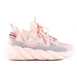 Weide Mukavat muotikengät vaaleanpunainen