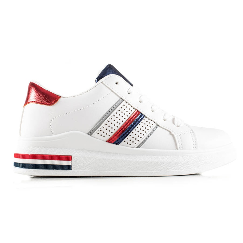 TRENDI Rennot valkoiset urheilukengät valkoinen