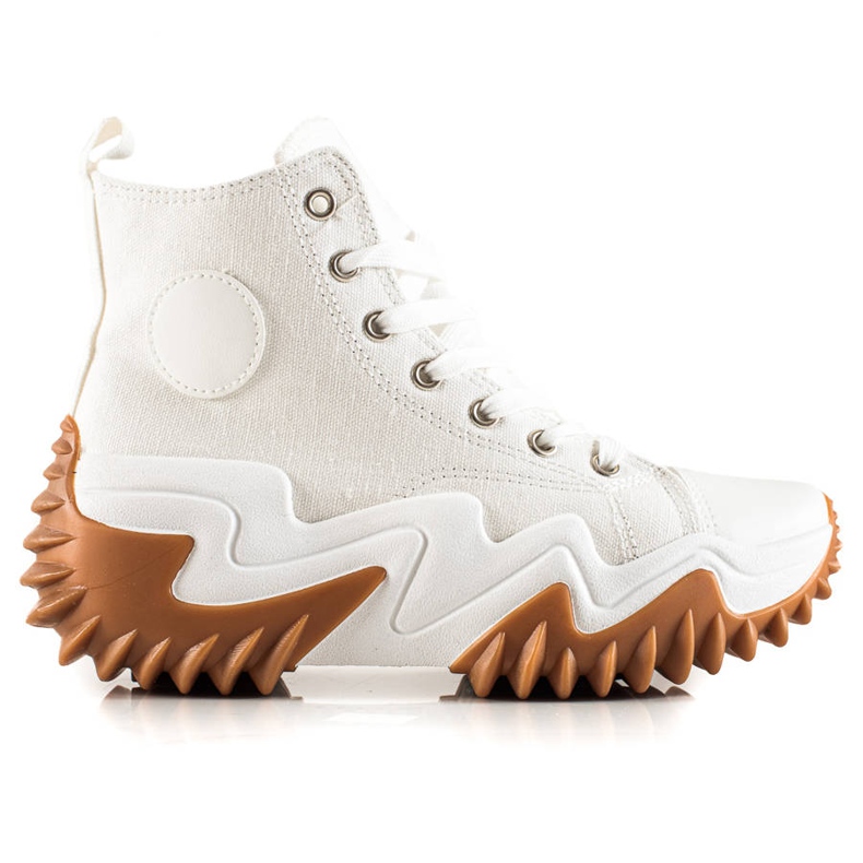 TRENDI Valkoiset muotilenkkarit valkoinen