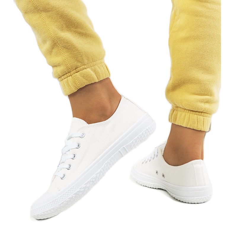 Casasin valkoiset naisten tennarit valkoinen