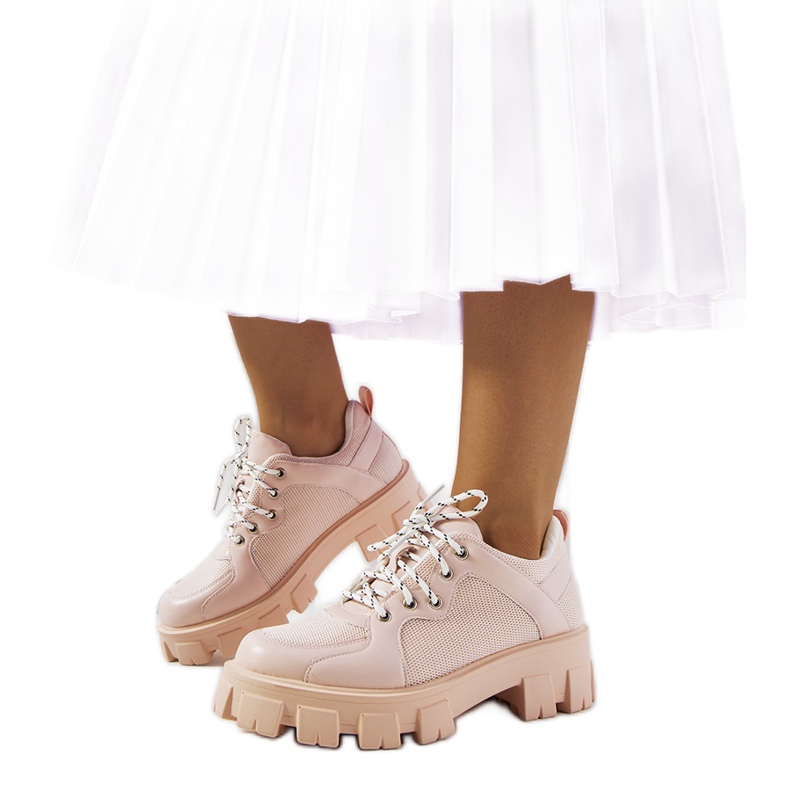 Vaaleanpunaiset naisten Bernic-lenkkarit vaaleanpunainen