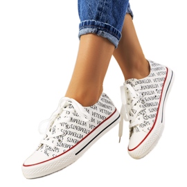 Naisten valkoiset Ellis-lenkkarit valkoinen