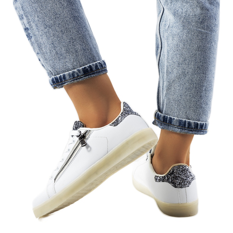 Valkoiset Caldwell led-lenkkarit valkoinen hopea