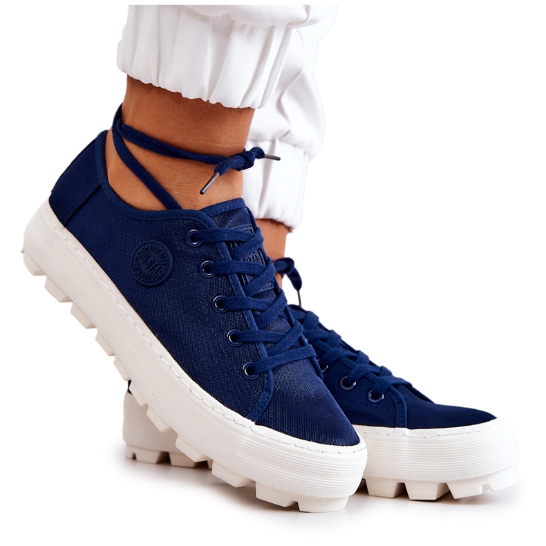 Naisten tennarit Big Star JJ274491 laivastonsininen