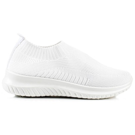 TRENDI Mukavat Slip-On-kengät valkoinen