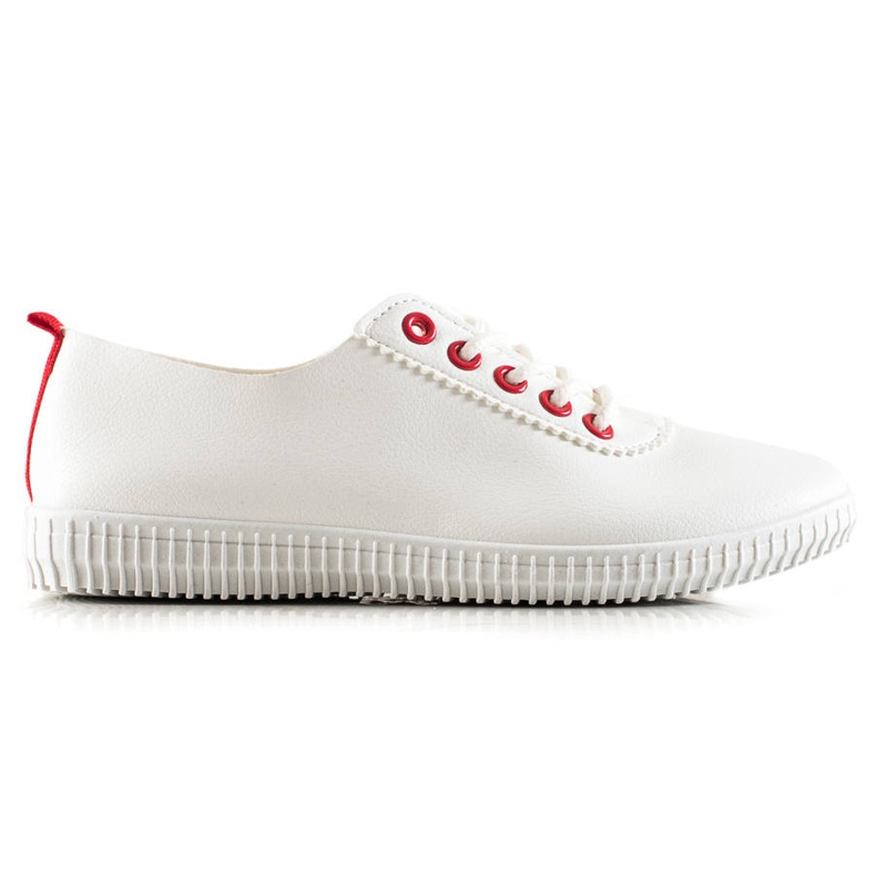 TRENDI Matalavartiset tennarit Eco-nahkaa valkoinen