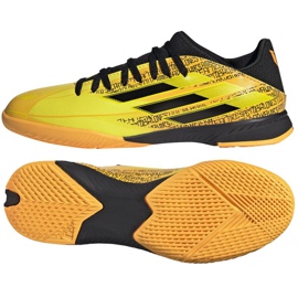 Adidas X Speedflow Messi.3 J Jr GW7422 kengissä keltainen kultainen