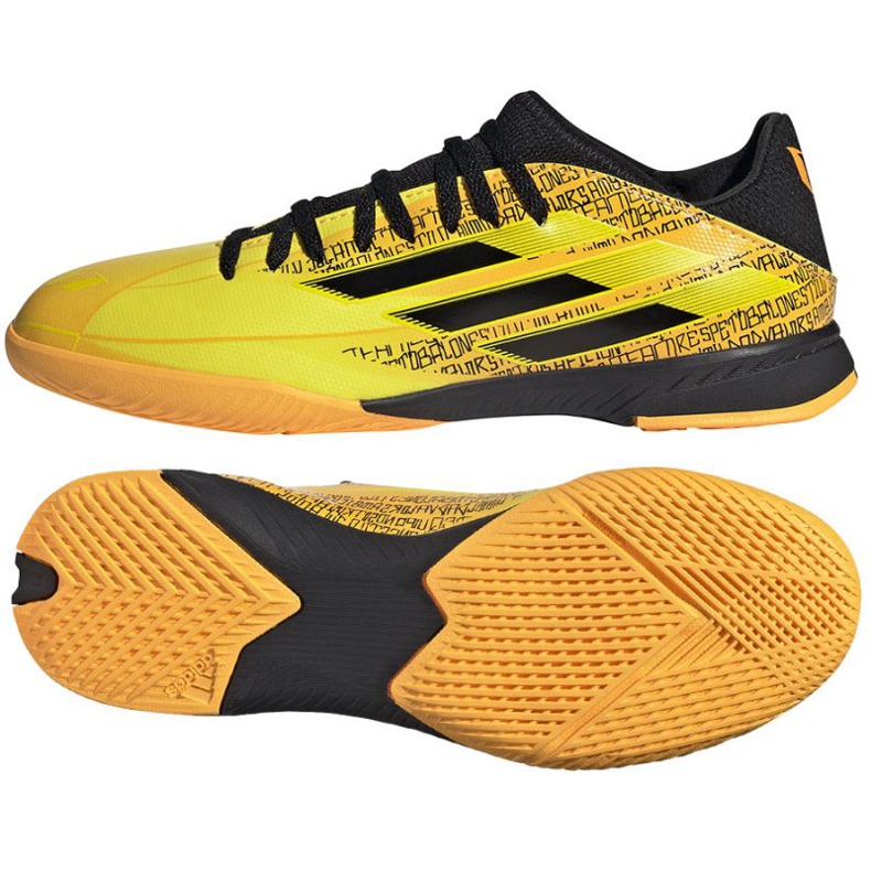 Adidas X Speedflow Messi.3 J Jr GW7422 kengissä keltainen kultainen