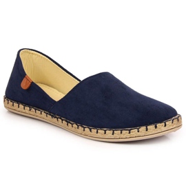Espadrillit Vinceza-leikkauksella W JAN82C laivastonsininen tummansininen