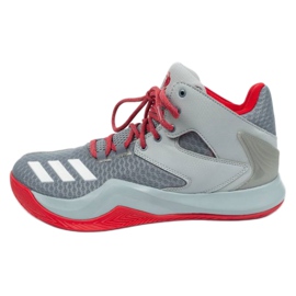 Adidas D Rose Boost M B72957 koripallokenkä harmaa harmaan sävyjä