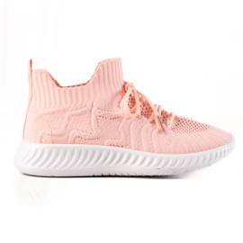 TRENDI Mukavat urheilukengät vaaleanpunainen