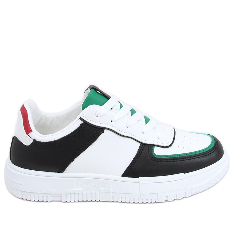 Ambar Black naisten urheilukengät valkoinen musta monivärinen vihreä