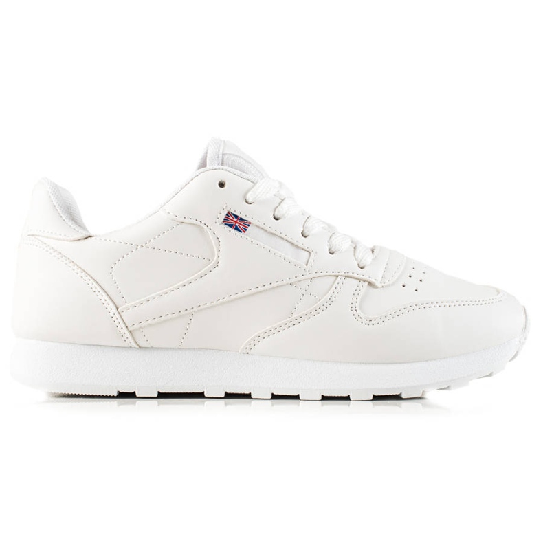 TRENDI Klassiset valkoiset urheilukengät valkoinen