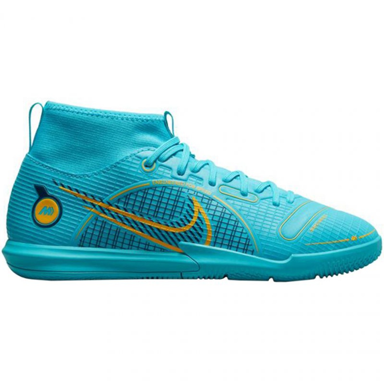 Nike Mercurial Superfly 8 Academy Ic Jr DJ2860 484 jalkapallokengät sininen sininen