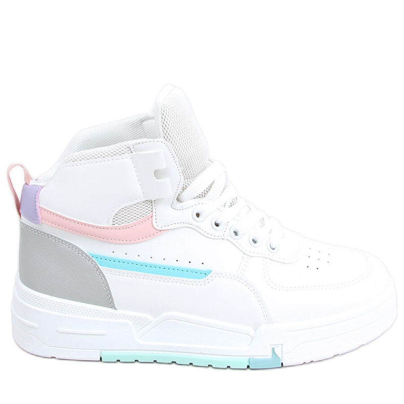 Tiago Multicolor korkeat tennarit valkoinen monivärinen