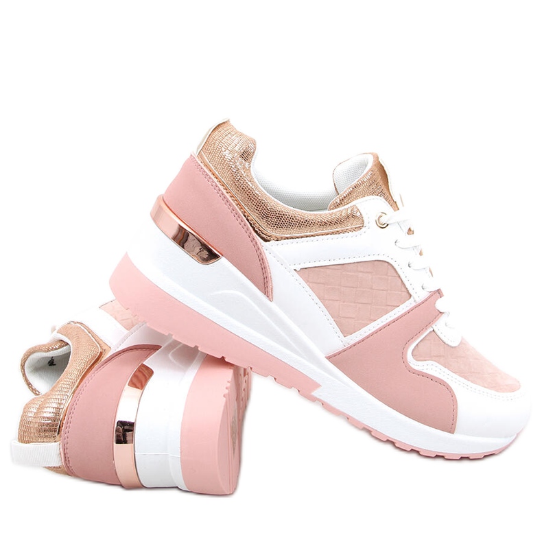 Adan Pink wedge -urheilukengät vaaleanpunainen monivärinen