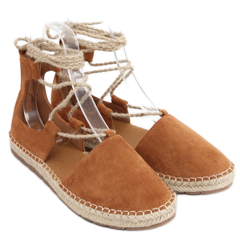 Arely Camel naisten espadrillit ruskea