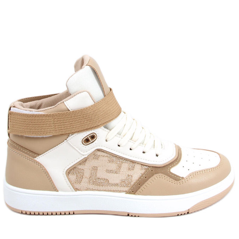 Carlota Khaki korkeat lenkkarit beige