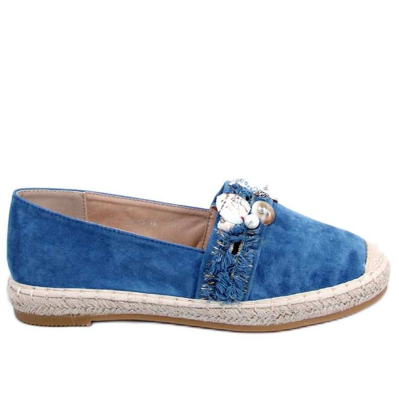 Lola Blue espadrillit kuorilla sininen