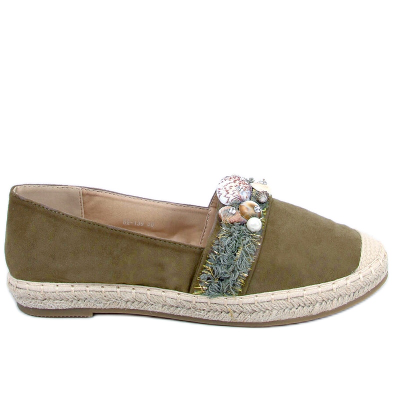 Lola Green Espadrilles kuorilla vihreä