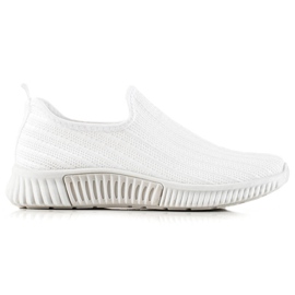 TRENDI Mukavat Slip-On lenkkarit valkoinen