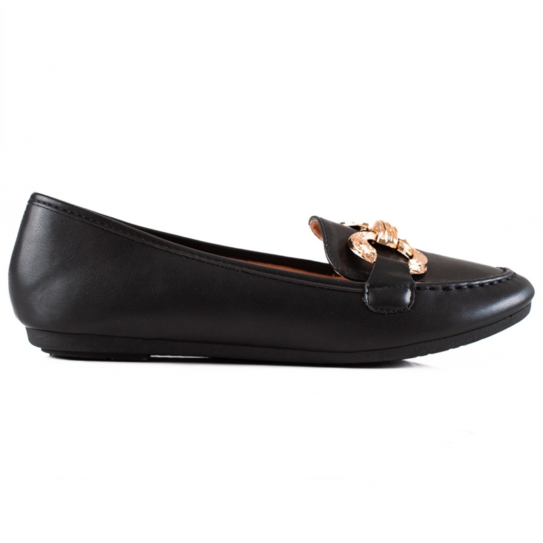 Seastar Mustat Loaferit Eco -Nahkaa