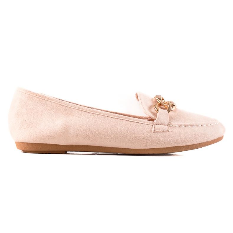 Seastar Mokassiinit kultaisella koristeella beige