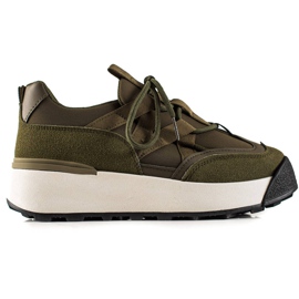 Seastar Sidotut tennarit alustalla vihreä