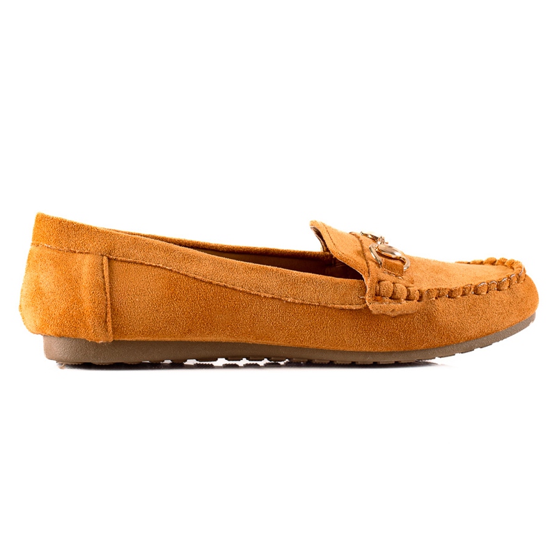 TRENDI Mukavat loaferit koristeella ruskea