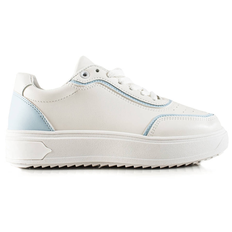 TRENDI Tennarit, joissa sininen sisäosa valkoinen