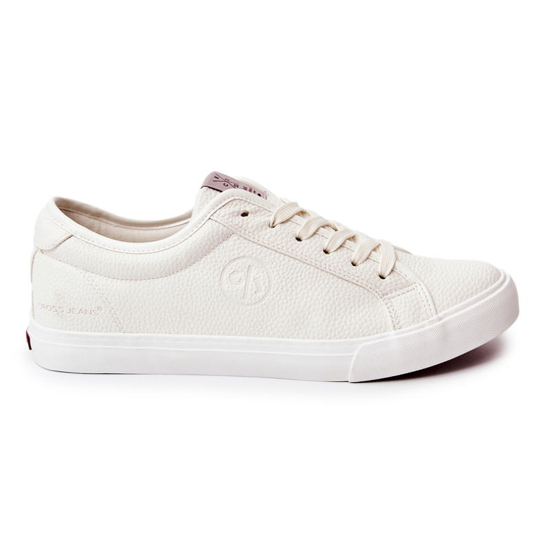 Miesten nahkalenkkarit Cross Jeans JJ1R4023C Valkoinen