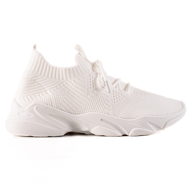 TRENDI Tekstiiliset urheilukengät valkoinen