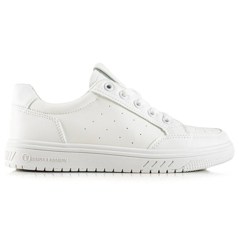 G2G/Good To Great Valkoiset urheilukengät Eco-nahalla valkoinen