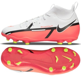 Nike Phantom GT2 Club Dynamic Fit FG / MG Jr DC0822 167 jalkapallokengät valkoinen