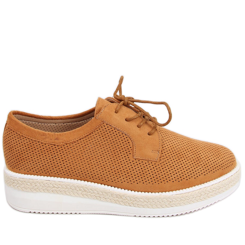 Nauhaiset espadrillit Guermo Camel ruskea