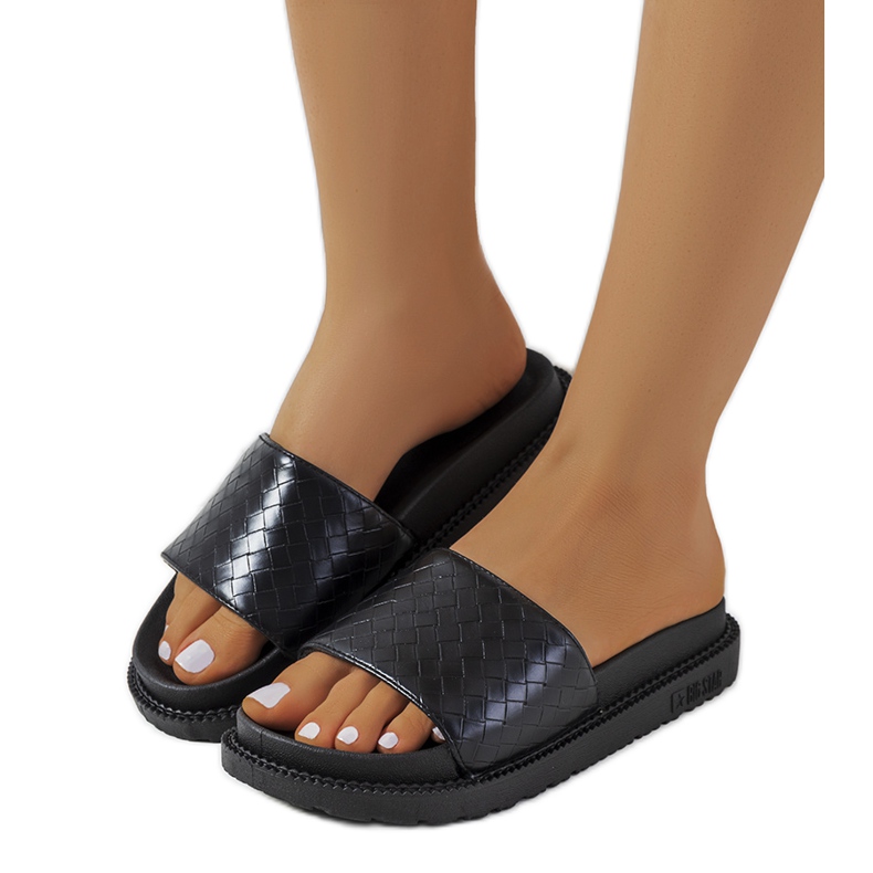 Mustat tossut Big Star HH274684 alustalla