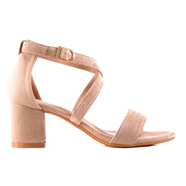 W. Potocki Sandaalit Korkokenkiin Potocki beige